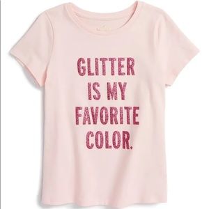 Kate spade “Glitter is my favourite colour” tee